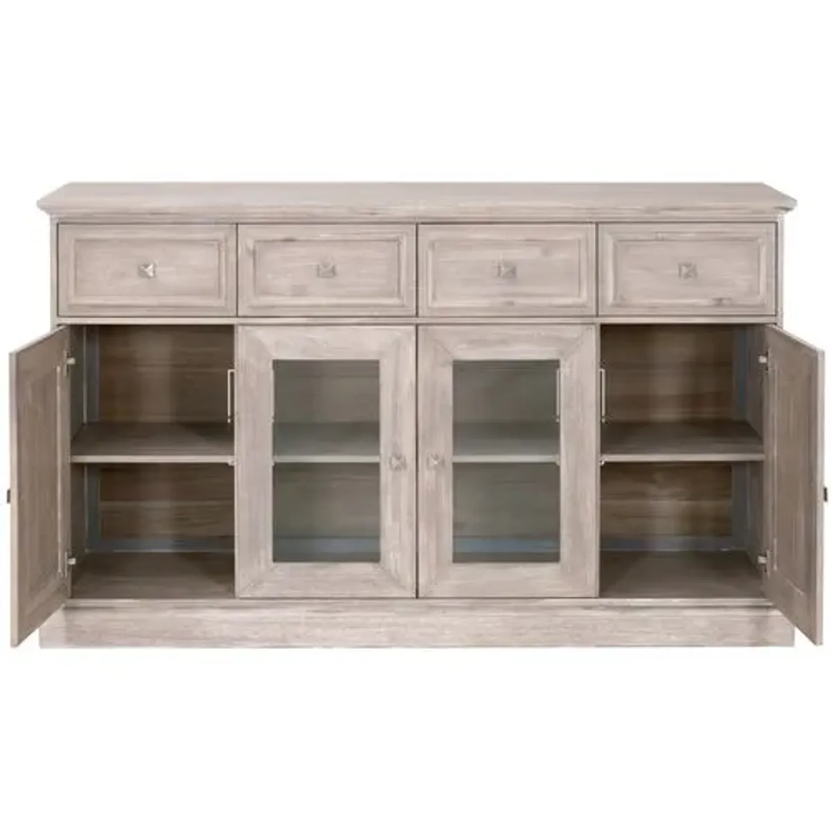 Dune Media Sideboard - Natural Gray Acacia - Brown