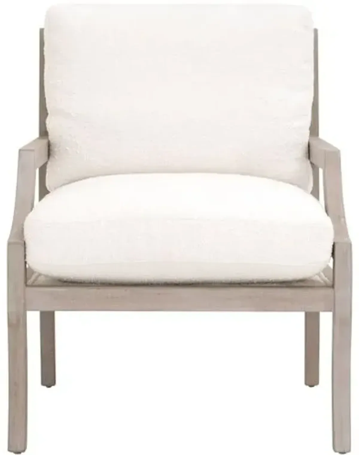 Clay Club Chair - Natural Grey/Performance Boucle Snow