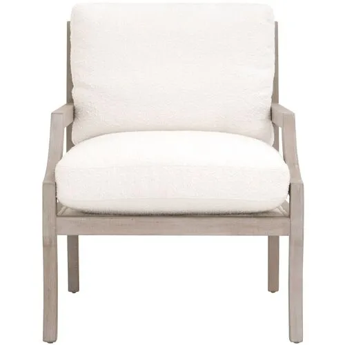 Clay Club Chair - Natural Grey/Performance Boucle Snow