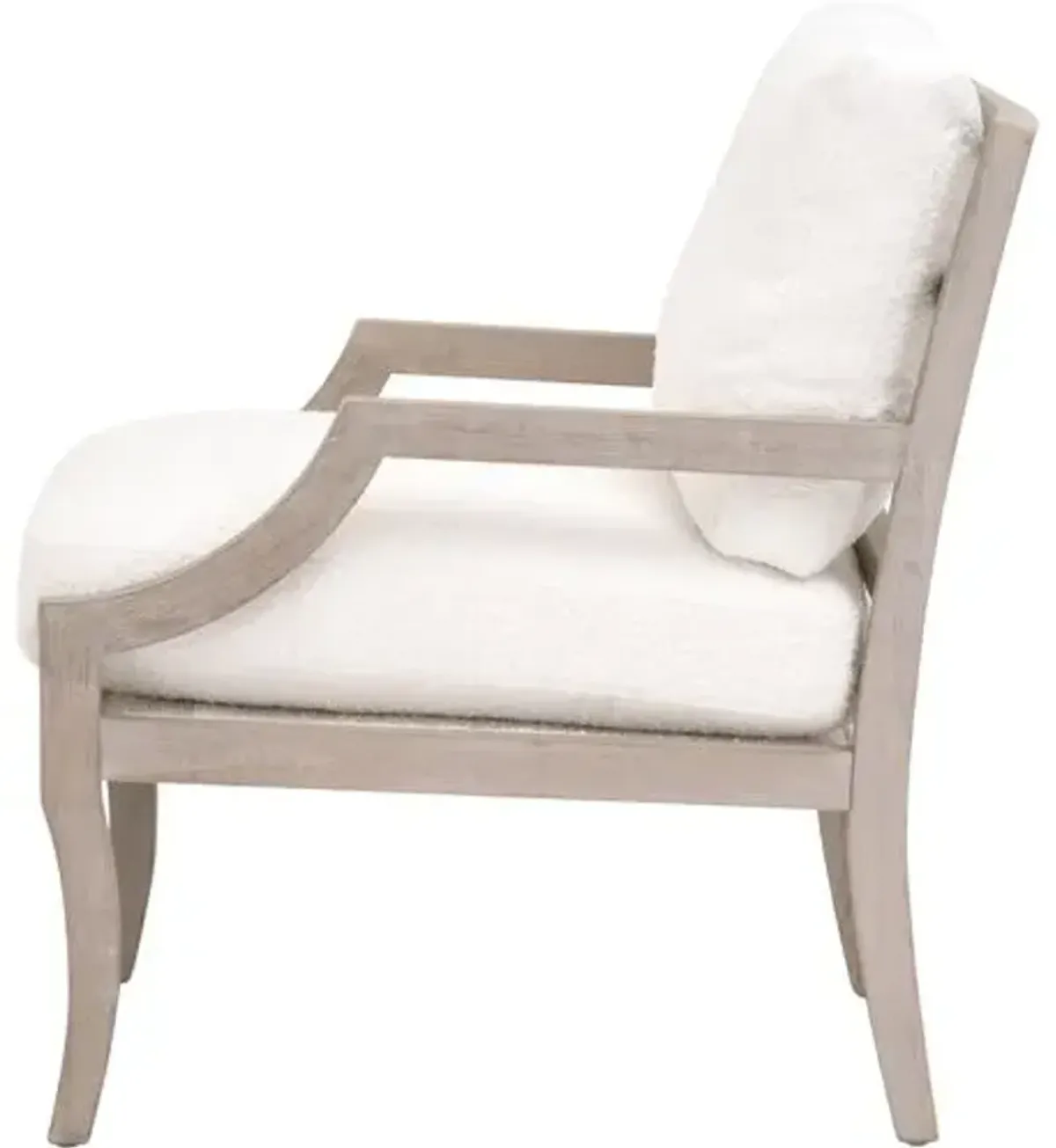 Clay Club Chair - Natural Grey/Performance Boucle Snow