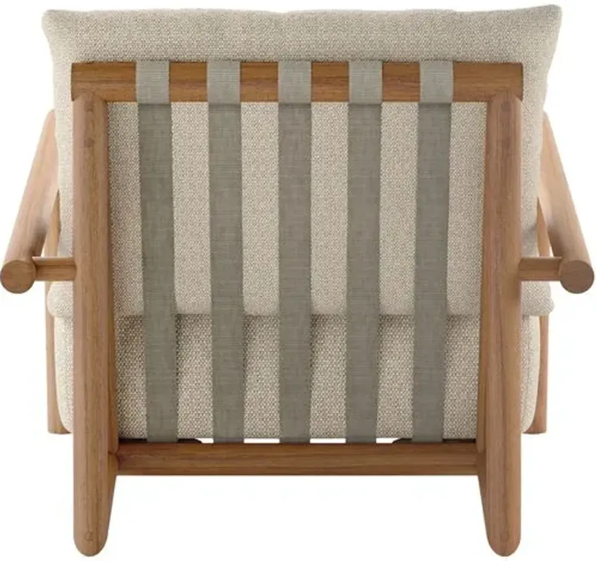 Dixie Outdoor Chair - Natural Teak/Sand - Beige