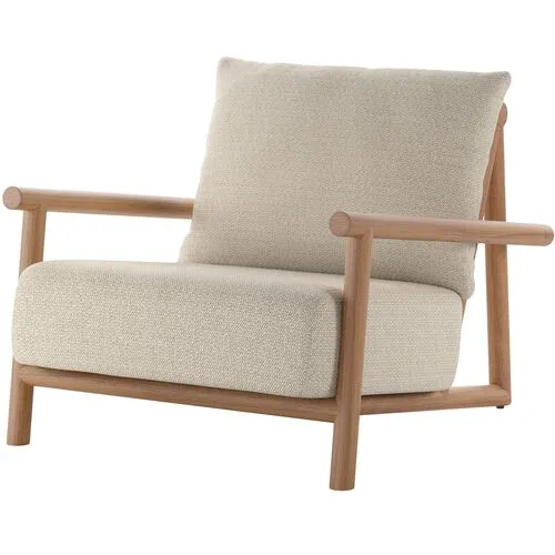 Dixie Outdoor Chair - Natural Teak/Sand - Beige