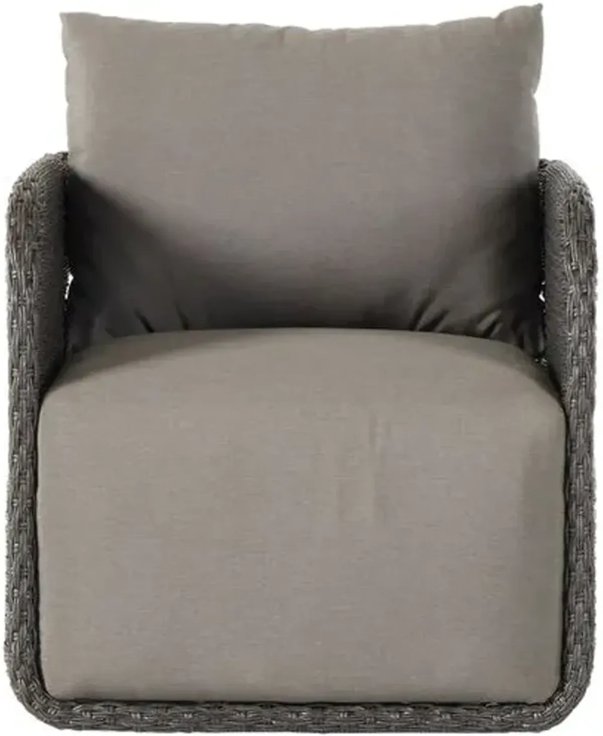 Nova Outdoor Swivel Chair - Vintage Coal/Charcoal