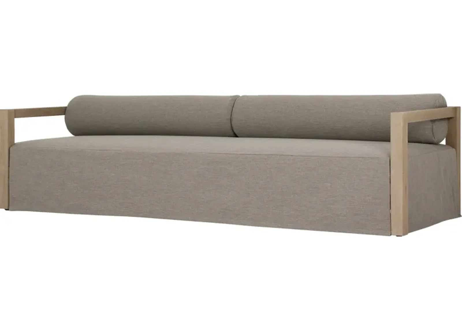 Bondhi Oudoor Sofa - Washed Brown Teak/Grey