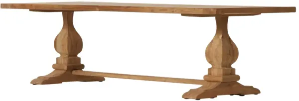 Brynn Outdoor 111" Dining Table, Reclaimed Teak