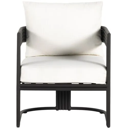 Foxy Outdoor Lounge Chair - White