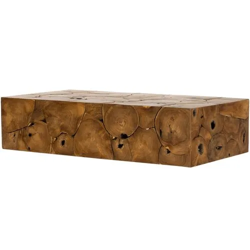 Berkley Outdoor Coffee Table - Teak Root - Brown