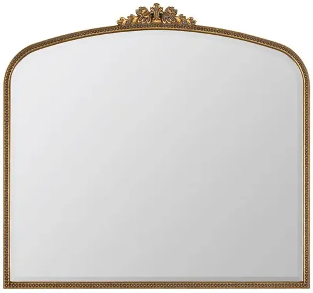 Bridgitte Mantel Wall Mirror - Antiqued Gold