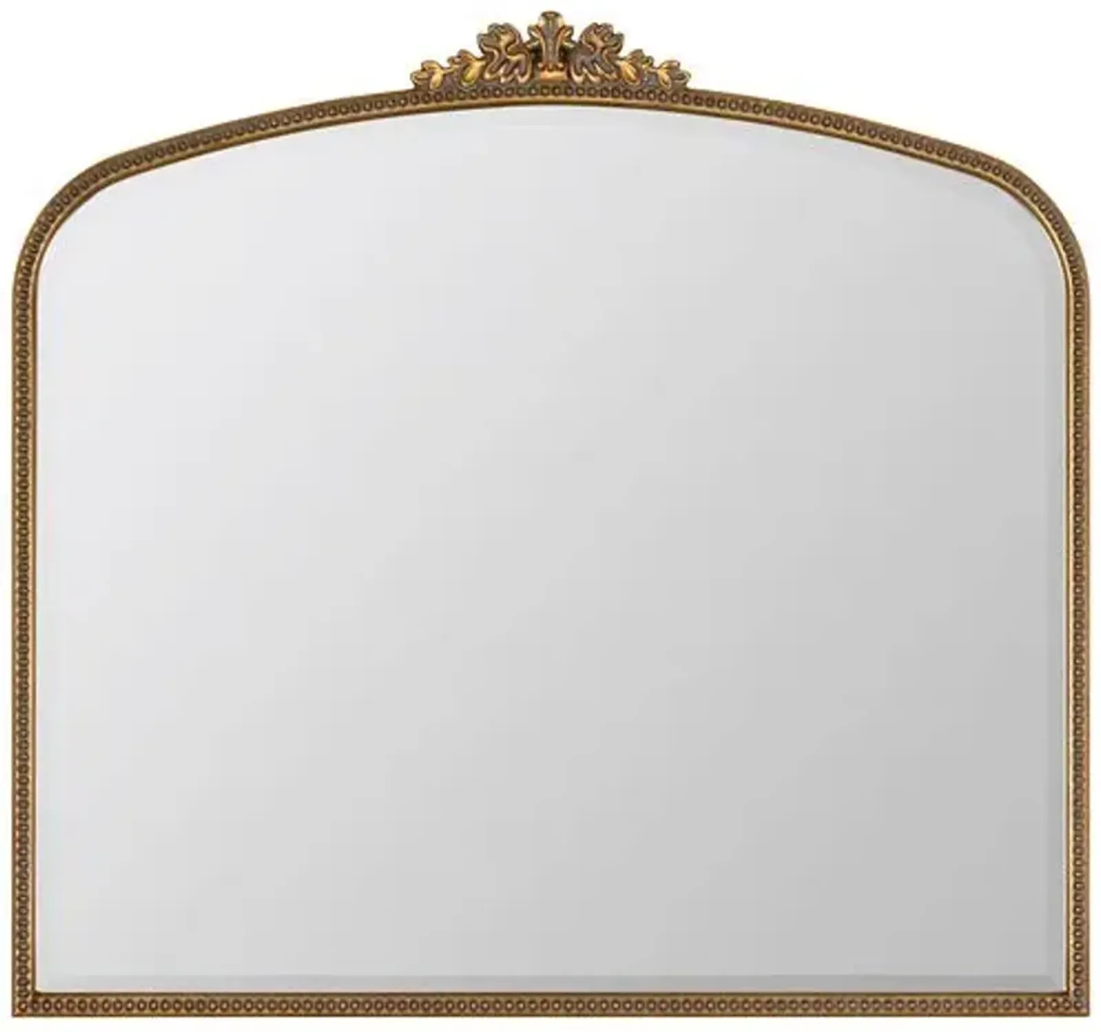 Bridgitte Mantel Wall Mirror - Antiqued Gold