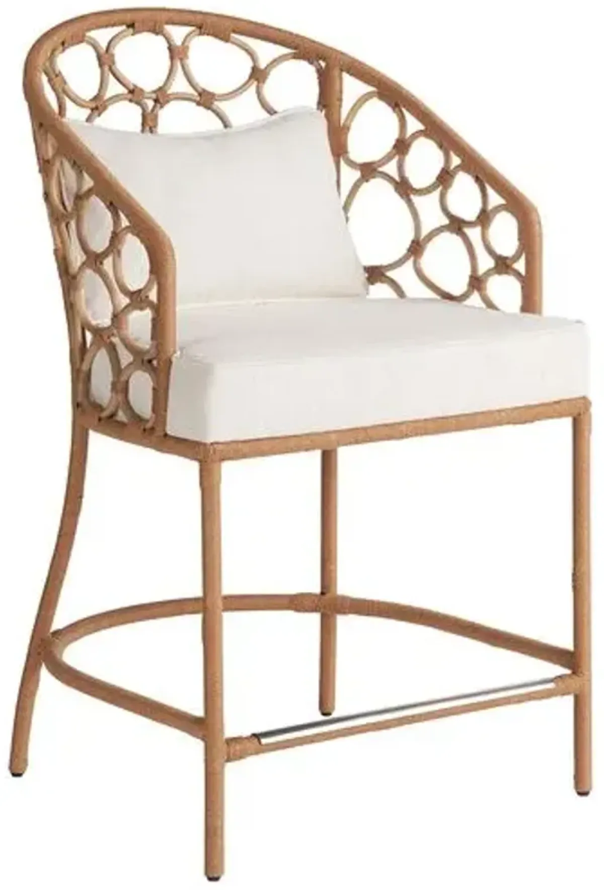 Coastal Living Key West Counter Chair - Brown