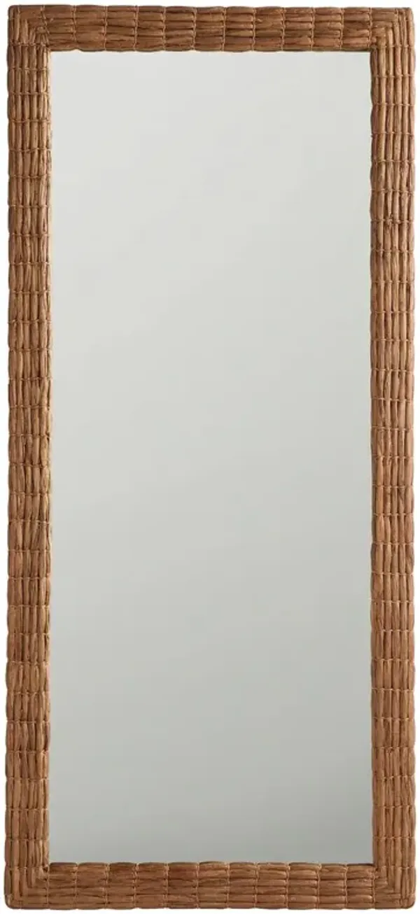 Coastal Living Key West Woven Floor Mirror, Natural