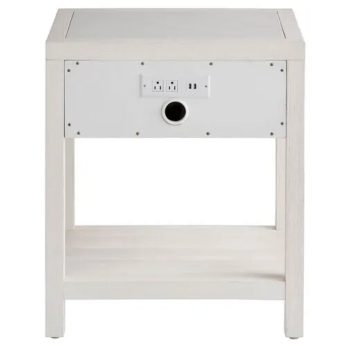 Coastal Living Marino 1-Drawer Nightstand - White Sand