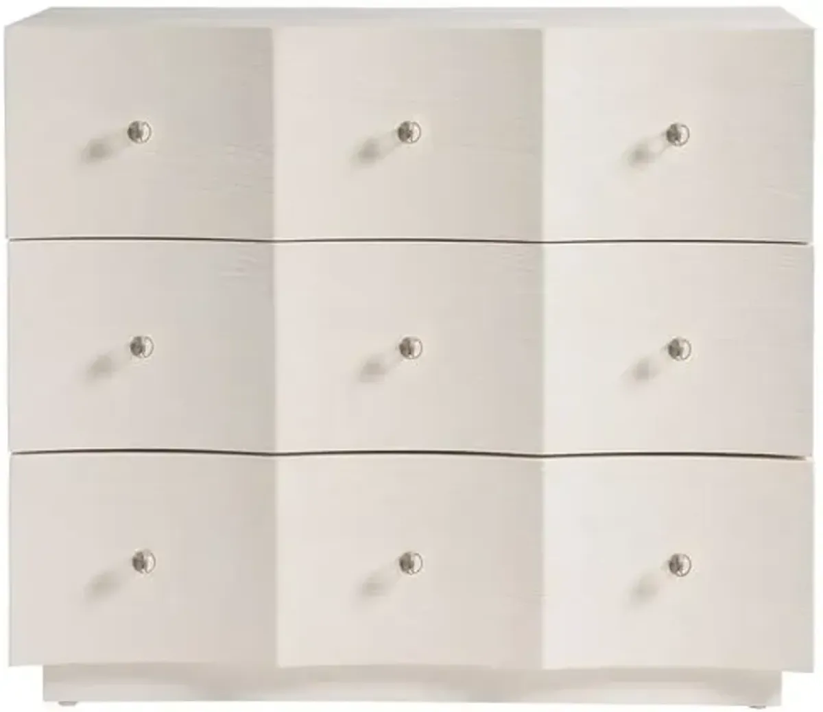 Coastal Living Marino 3-Drawer Chest - White Sand