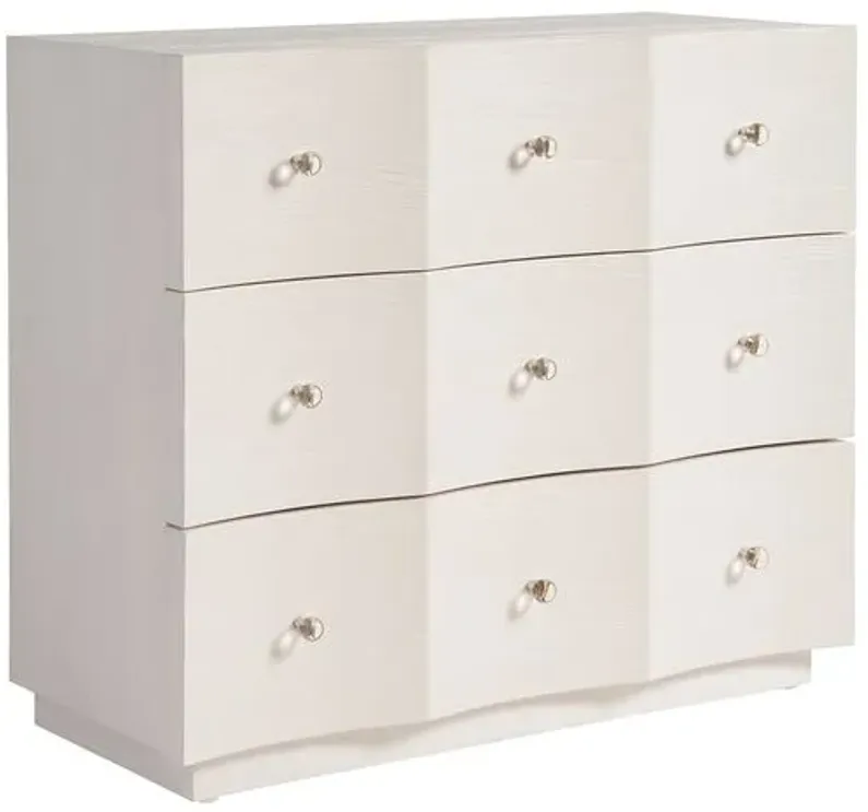 Coastal Living Marino 3-Drawer Chest - White Sand