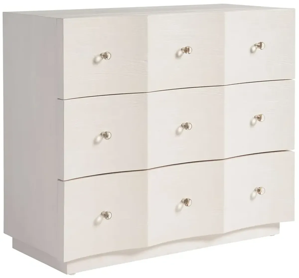 Coastal Living Marino 3-Drawer Chest, White Sand