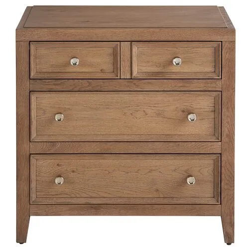 Coastal Living Marino 3-Drawer Nightstand - Sand Dune