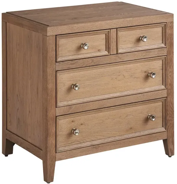 Coastal Living Marino 3-Drawer Nightstand, Sand Dune