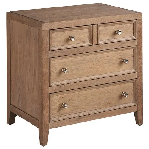 Coastal Living Marino 3-Drawer Nightstand - Sand Dune