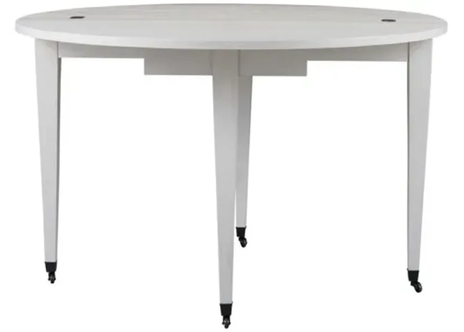 Coastal Living Marino 46" Round Dining Table - White Sand