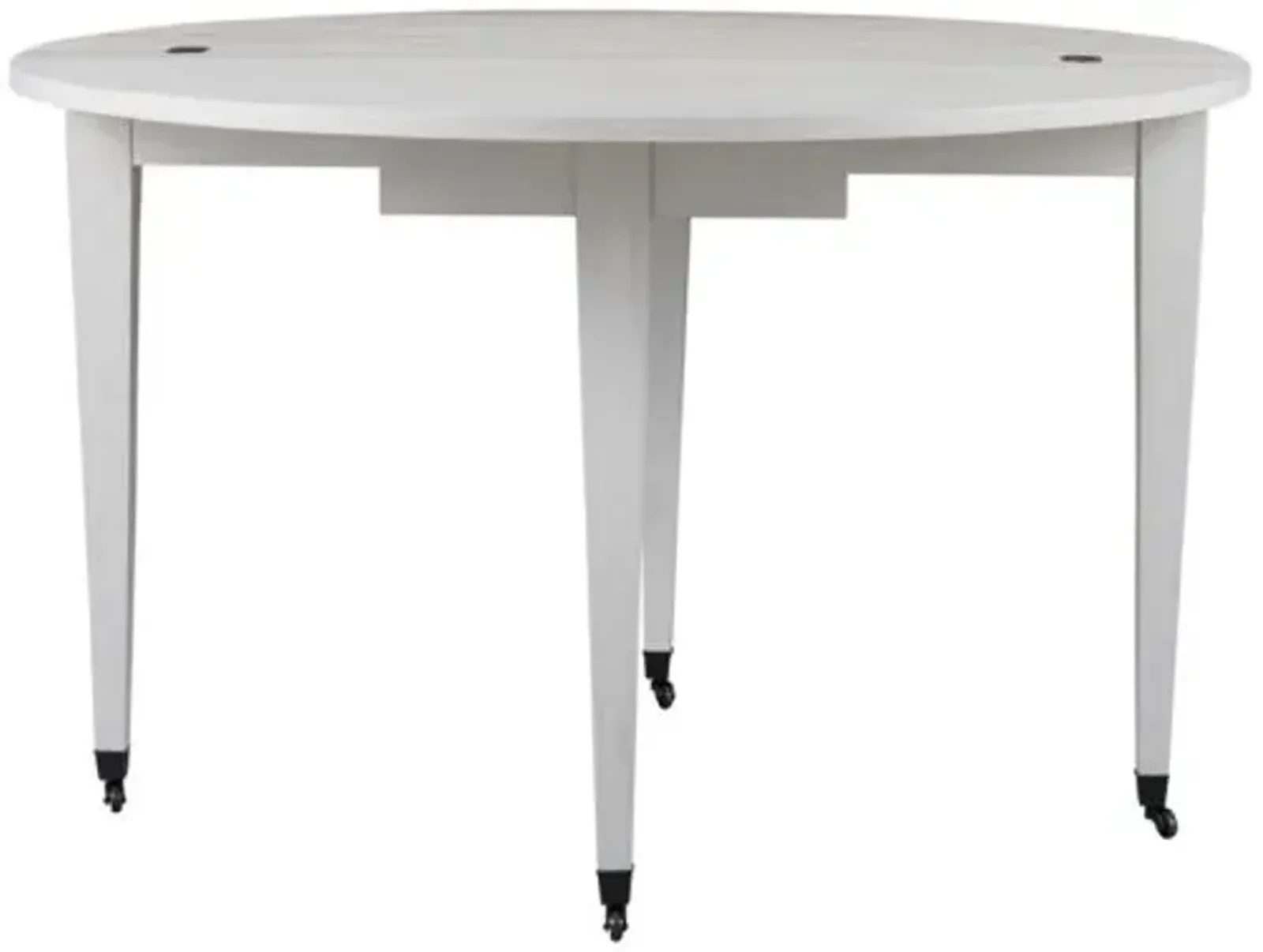 Coastal Living Marino 46" Round Dining Table - White Sand