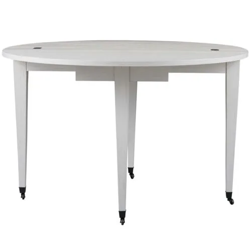 Coastal Living Marino 46" Round Dining Table - White Sand