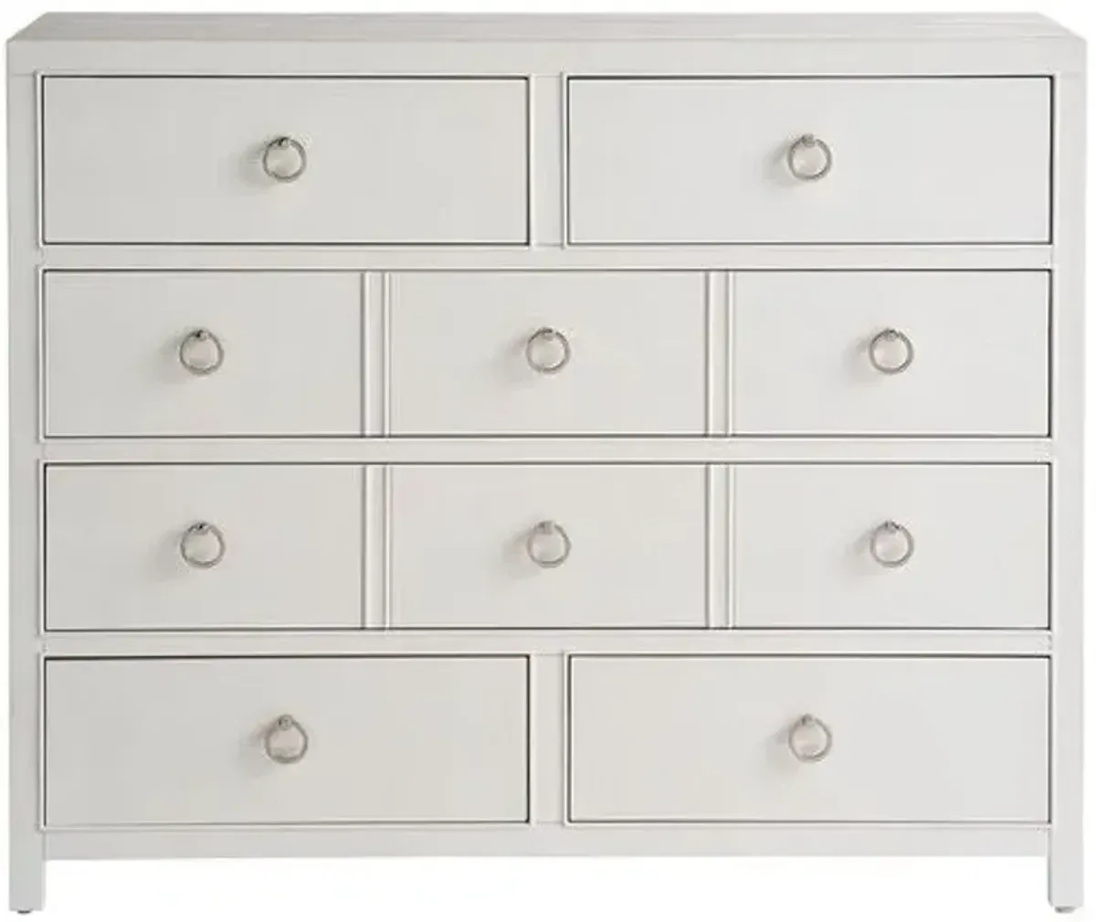 Coastal Living Marino 6-Drawer Dresser - White Sand - Brown