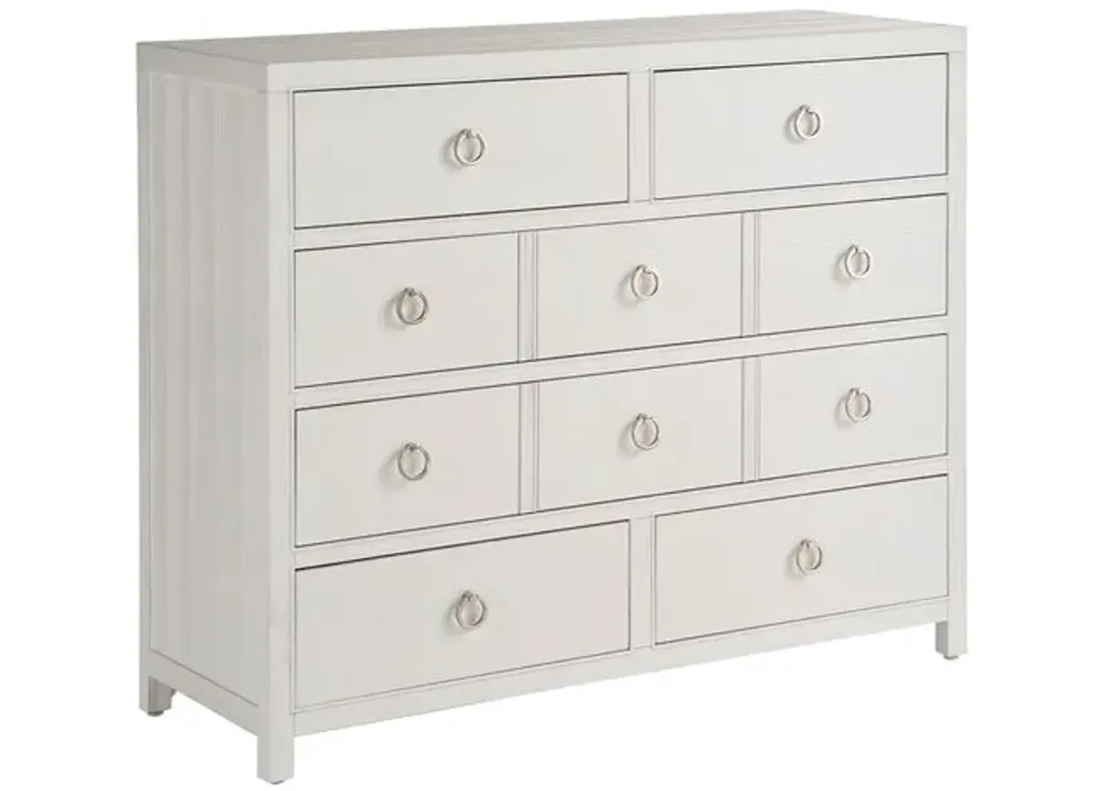 Coastal Living Marino 6-Drawer Dresser - White Sand - Brown