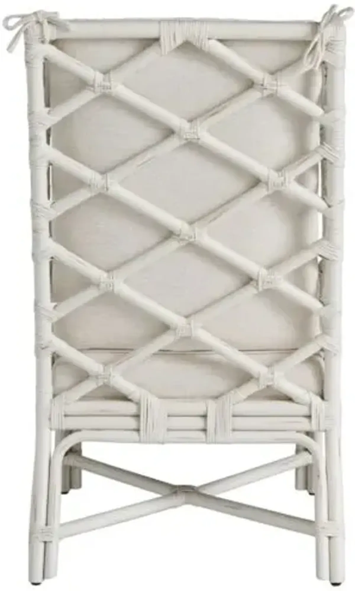 Coastal Living Marino Armchair - White Rattan/Snow