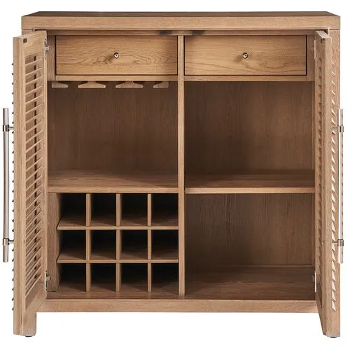 Coastal Living Marino Bar Cabinet - Sand Dune - Brown