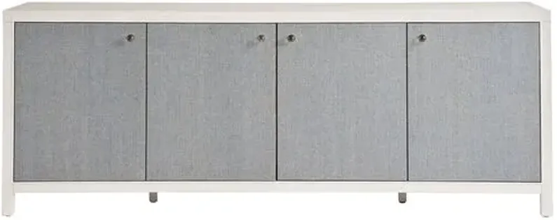 Coastal Living Marino Credenza - Blue Seagrass/White Sand