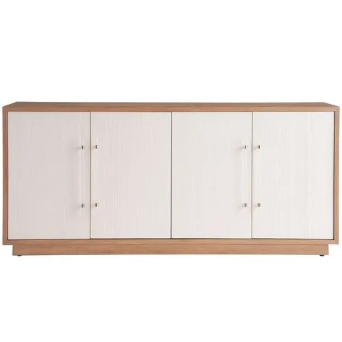 Coastal Living Marino Credenza - White Sand/Sand Dune - Brown