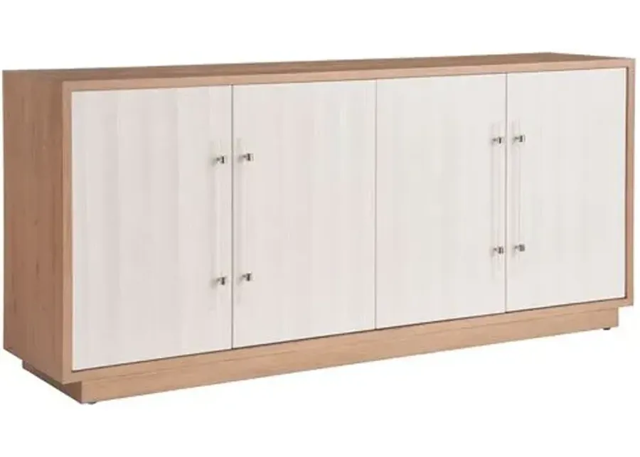 Coastal Living Marino Credenza - White Sand/Sand Dune - Brown