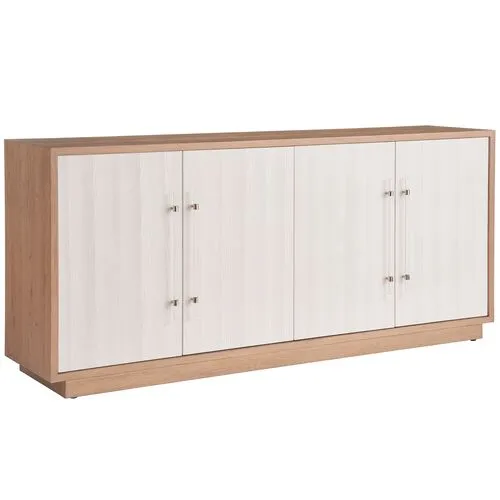 Coastal Living Marino Credenza - White Sand/Sand Dune - Brown