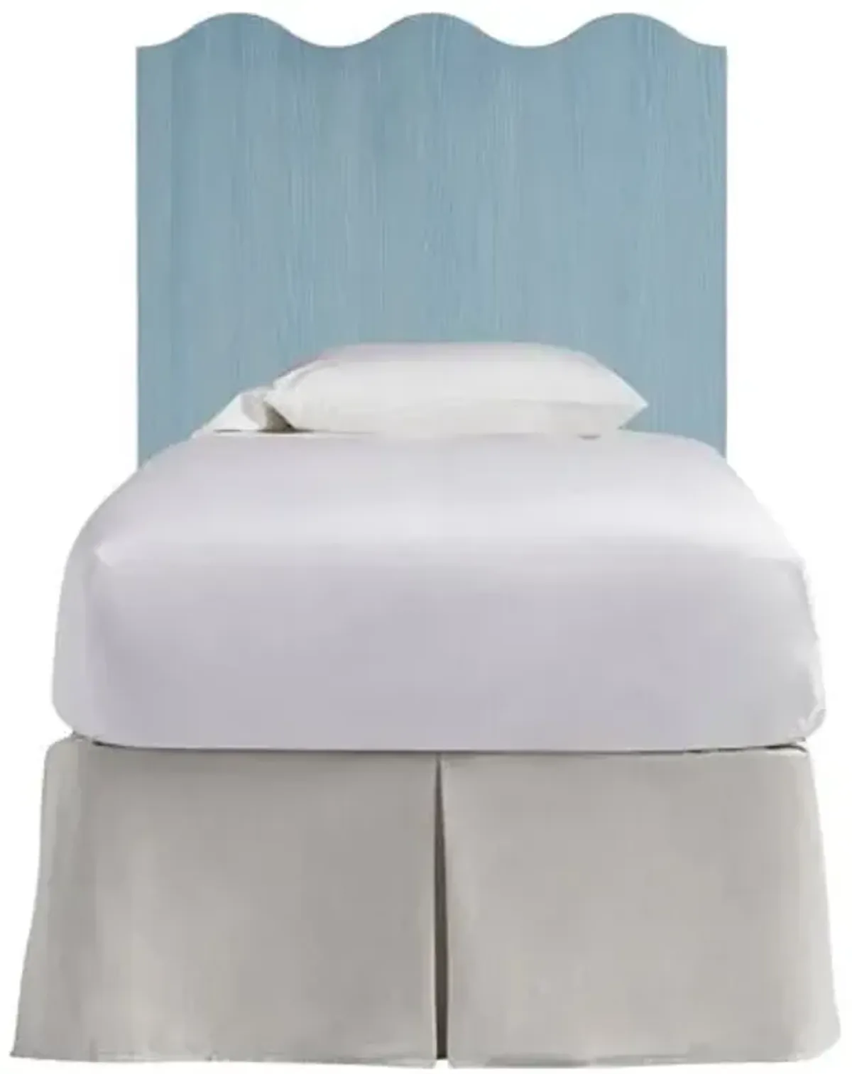 Coastal Living Marino Twin Scallop Headboard - Sky Blue