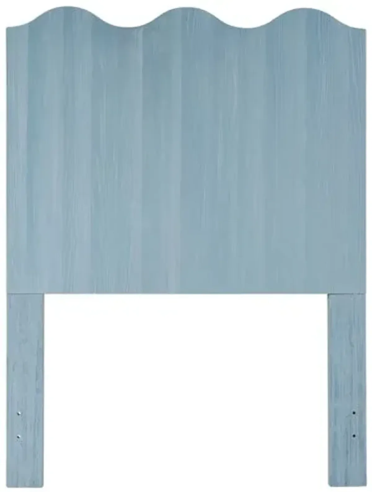 Coastal Living Marino Twin Scallop Headboard - Sky Blue