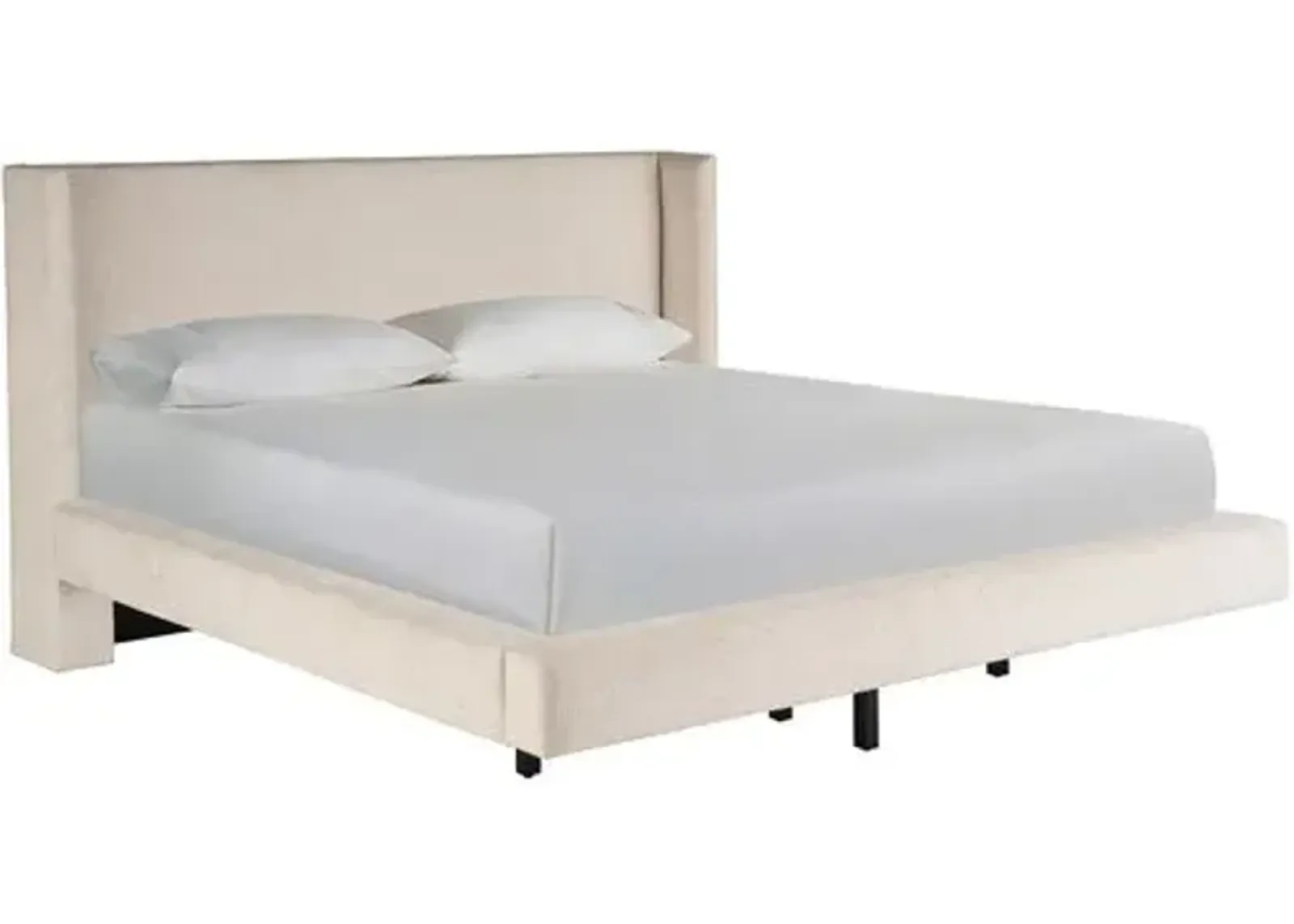 Coastal Living Marino Upholstered Bed - Vanilla - Ivory