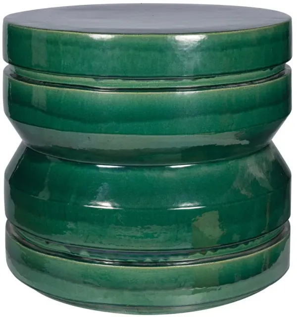 Fisher Outdoor Ceramic Accent Table