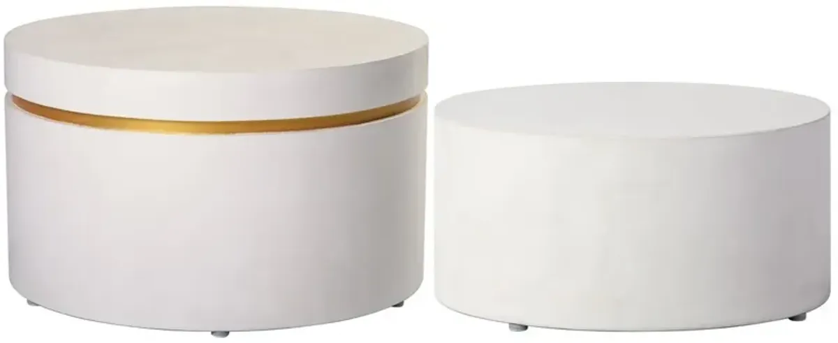 Orly Outdoor Concrete Accent Table Set