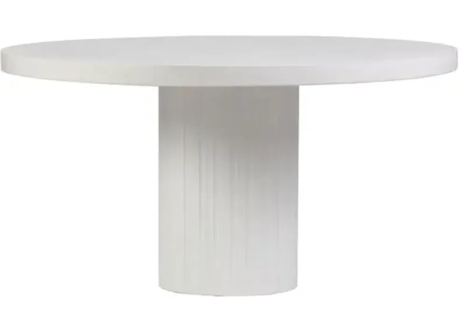 Philo Outdoor Round Concrete Dining Table