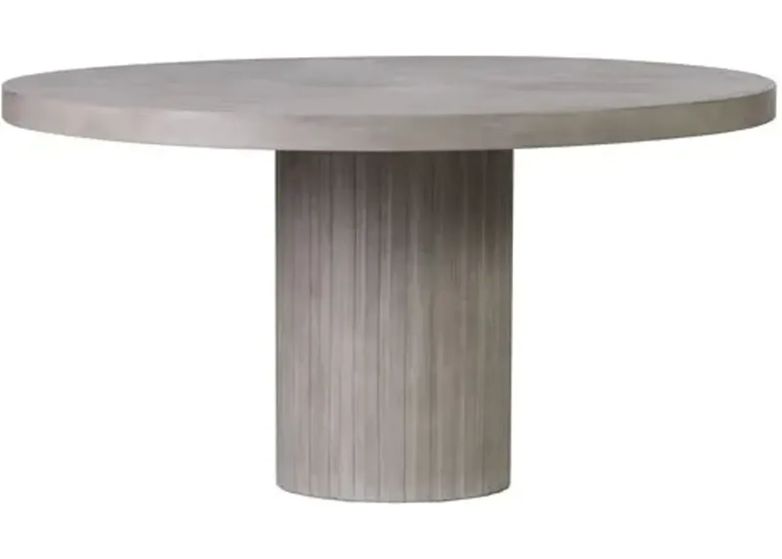 Philo Outdoor Round Concrete Dining Table