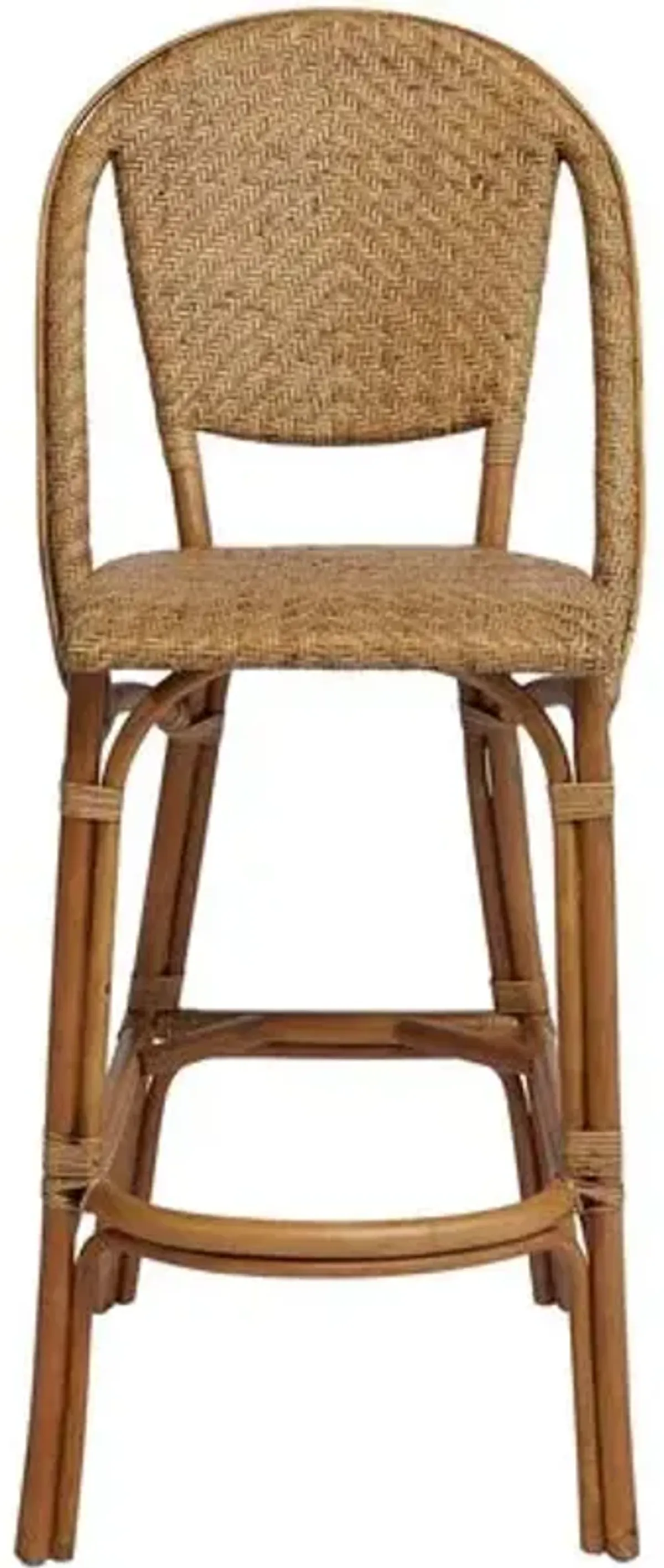 Alanis Rattan Barstool - Sika Design - Handcrafted - Brown