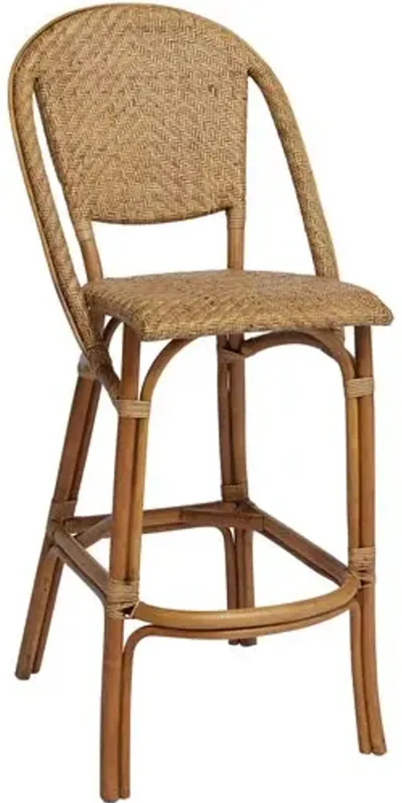 Alanis Rattan Barstool - Sika Design - Handcrafted - Brown