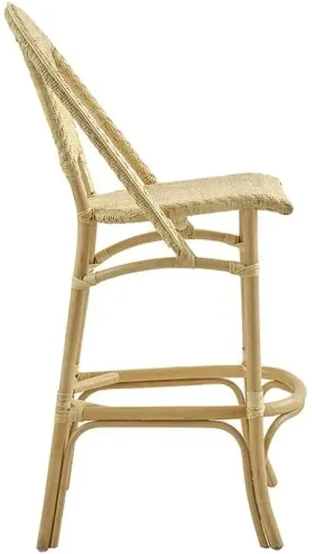 Alanis Rattan Barstool - Sika Design - Handcrafted - Brown