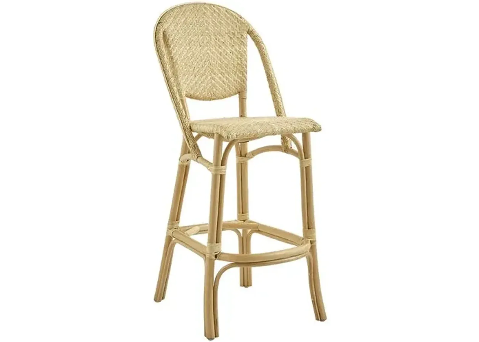 Alanis Rattan Barstool - Sika Design - Handcrafted - Brown