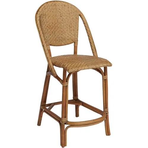 Alanis Rattan Counter Stool - Sika Design - Handcrafted