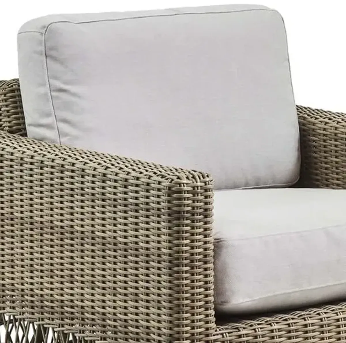 Carrie Outdoor Lounge Chair - Antique/Seagull Grey - Sika Design - Brown