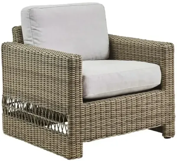 Carrie Outdoor Lounge Chair - Antique/Seagull Grey - Sika Design - Brown