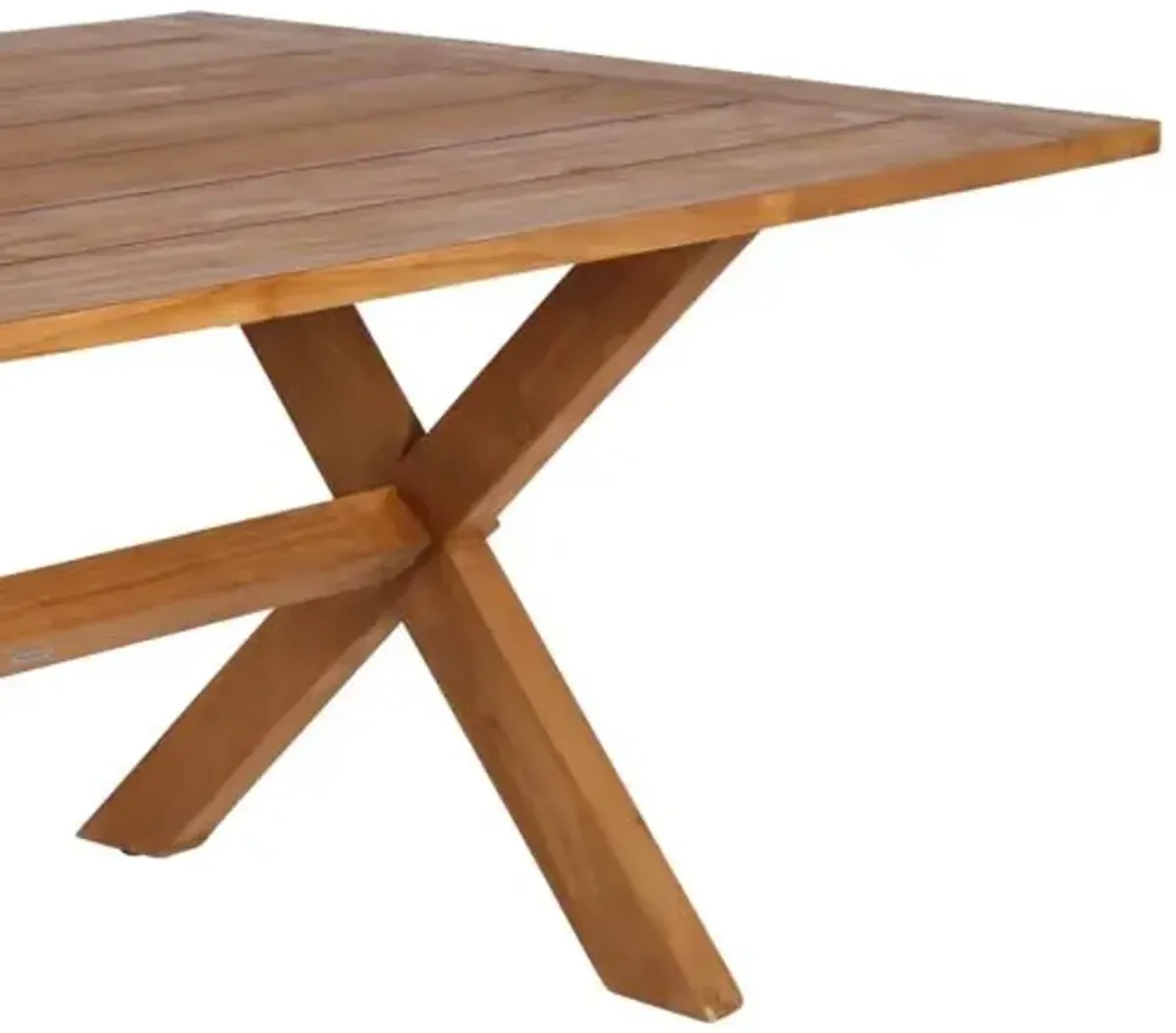 Colonial Teak Outdoor Dining Table - Brown - Sika Design