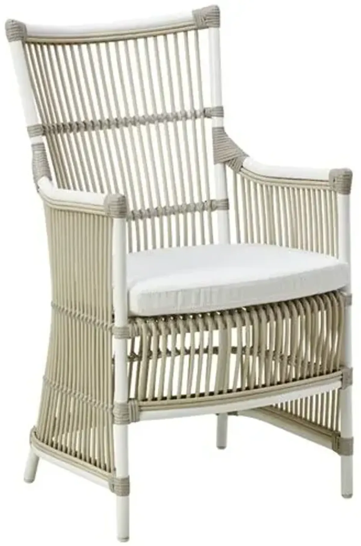 Davinci Outdoor Dining Armhair - White - Sika Design