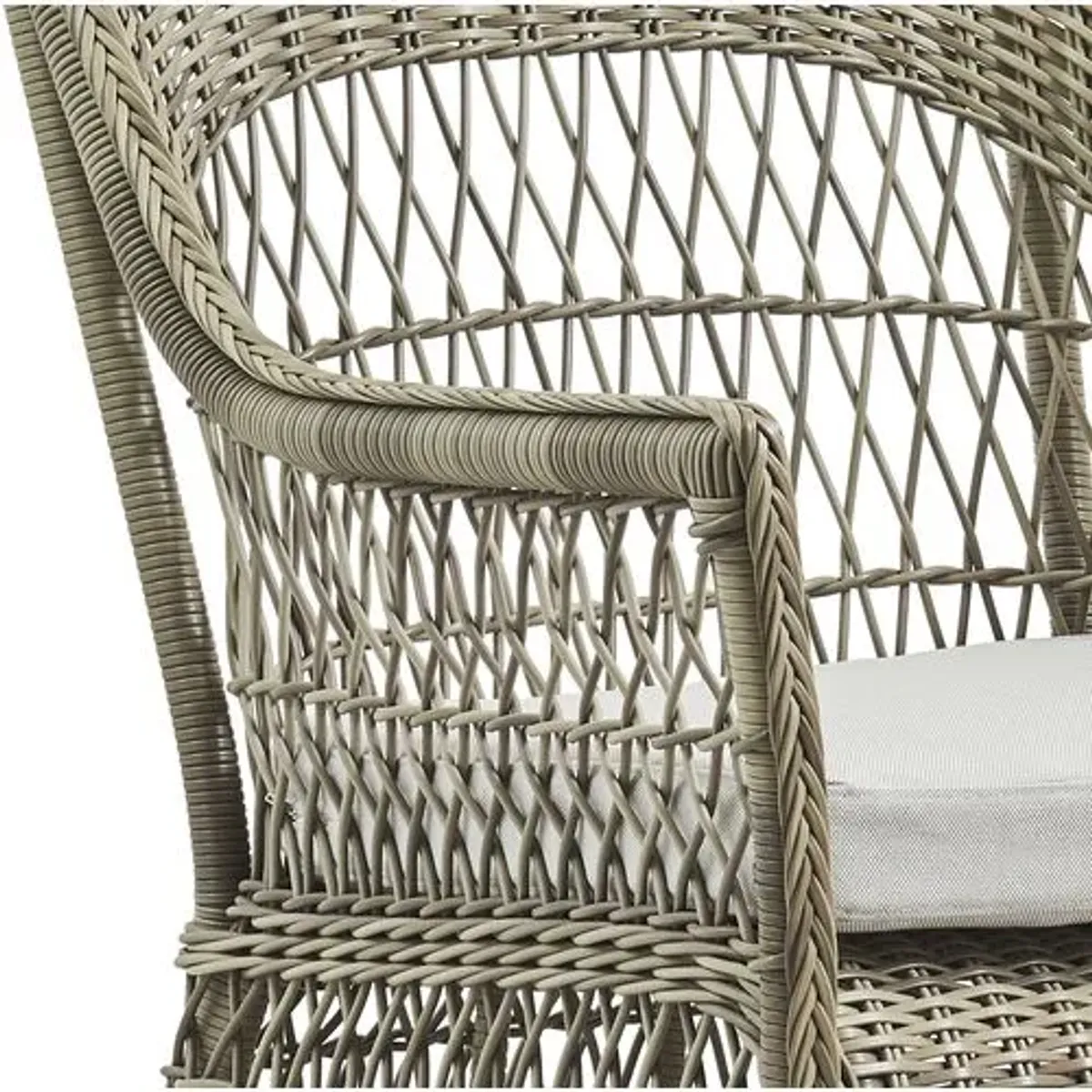 Dawn Outdoor Lounge Chair - Antique/Seagull Grey - Sika Design - Brown